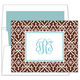 Chocolate Wrought Iron Foldover Note Cards Image 3 of 4